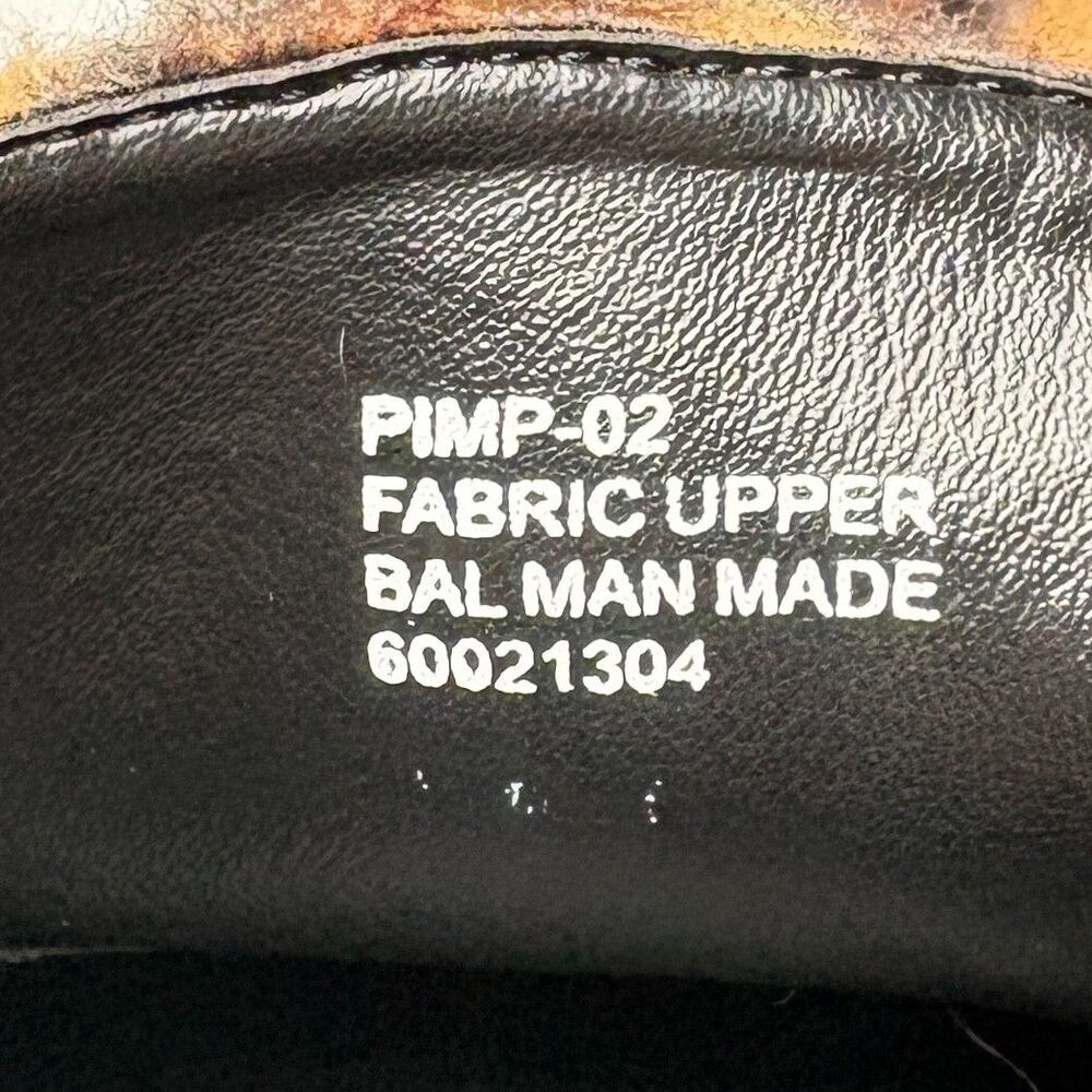FUNTASMA Pimp-02 Leopard Print Goldfish Heel Lace Up Oxford Mens Size 8 - Picture 10 of 10